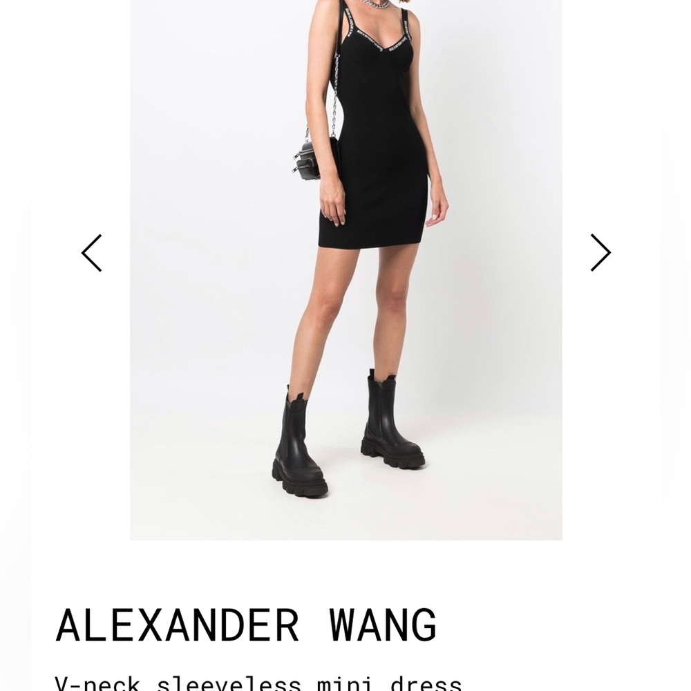 Alexander Wang V-neck sleeveless mini dress